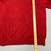 Red Tommy Hilfiger Jumper Women's Medium