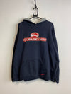 Navy Quiksilver Print Hoodie Men's XXL