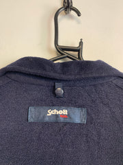 Navy Schott Fleece Jacket Men's Medium