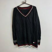 Black Tommy Hilfiger Knitwear Sweater Men's Large