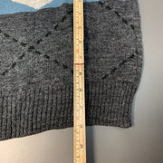 Grey Knitwear Sweater Men's Large