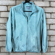 Columbia Light blue full zip fleece jacket Woman’s L