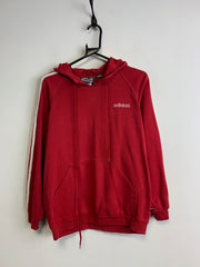 90s Red Adidas Hoodie Men's Medium