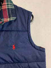 Navy Polo Ralph Lauren Reversible Gilet Men's Small