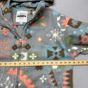 Multicolour Fleece Hoodie Men's Small