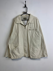 Cream White Workwear Jacket Men's XL