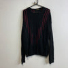 Black and Red Knitwear Sweater Men's XL