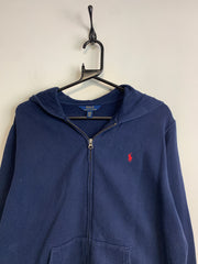 Navy Ralph Lauren Zip-through Hoodie Women's XL