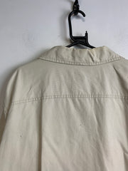 Cream White Workwear Jacket Men's XL