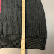 Black and Red Knitwear Sweater Men's XL