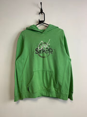 Green Quiksilver Logo Hoodie Men's Medium