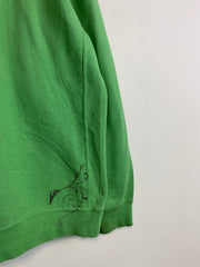 Green Quiksilver Logo Hoodie Men's Medium