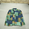 Multicolour Fleece Jacket Men's Medium