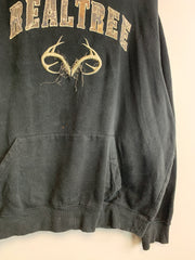 Black Realtree Logo Hoodie Men's XXL