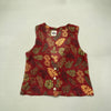 Vintage Red Fleece Vest Women's Medium