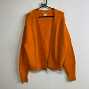 Orange Knitwear Cardigan Sweater Women's XS