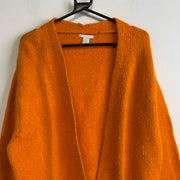 Orange Knitwear Cardigan Sweater Women's XS