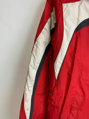 Red and White Columbia Raincoat Youth's XL