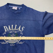 Vintage Navy Dallas Sweatshirt Men's Large