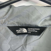 Grey North Face Light Puffer Jacket Womens Large