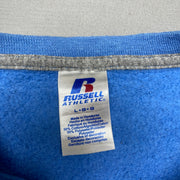 Vintage 90s Blue Blank Sweatshirt Men's Large