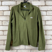 The North Face green quarter zip fleece fleece men’s S