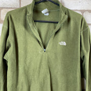 The North Face green quarter zip fleece fleece men’s S