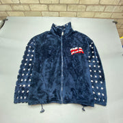 Vintage Navy USA Fleece Jacket Men's XXXL