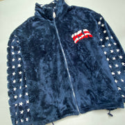 Vintage Navy USA Fleece Jacket Men's XXXL