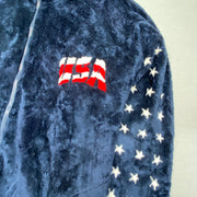 Vintage Navy USA Fleece Jacket Men's XXXL