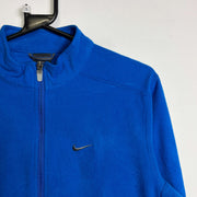 Blue Nike Quarter Zip Fleece Small
