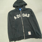 Black Adidas zip up Hoodie Men's Medium