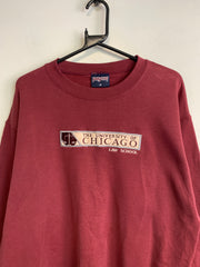 Burgundy Jansport Badge Sweatshirt Men's Medium