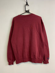 Burgundy Jansport Badge Sweatshirt Men's Medium