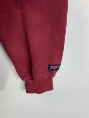 Burgundy Jansport Badge Sweatshirt Men's Medium