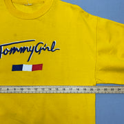 Yellow Tommy Hilfiger Sweatshirt Women's Large