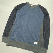 Blue and Grey Billabong Sweatshirt Men's Medium