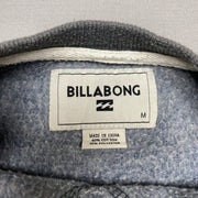 Blue and Grey Billabong Sweatshirt Men's Medium