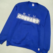 Vintage 90s Blue Russell Athletic Sweatshirt Women's Large