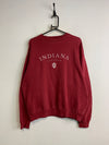 Burgundy Red Oak Embroidery Sweatshirt Men's Large