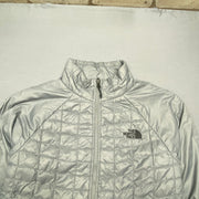 Grey North Face Jacket Men's Medium