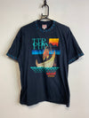 Navy Graphic Print T-Shirt Men's Medium