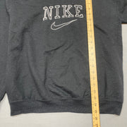 Reworked Blue Nike Embroidery Sweatshirt Women's Large