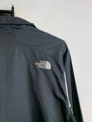 Black and White North Face Raincoat Men's Medium