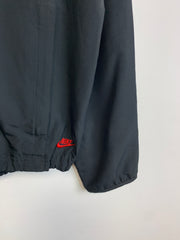 00s Black and Grey Nike Windbreaker Men's Medium