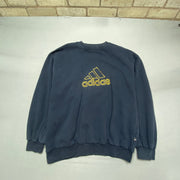 Vintage 90s Navy Adidas Sweatshirt Women's XL