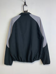 00s Black and Grey Nike Windbreaker Men's Medium