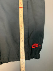 00s Black and Grey Nike Windbreaker Men's Medium