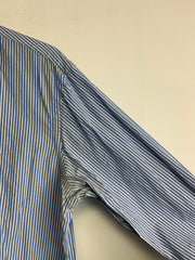 Blue Ralph Lauren Striped Shirt Men's Medium