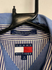 Blue Tommy Hilfiger Shirt Men's Medium